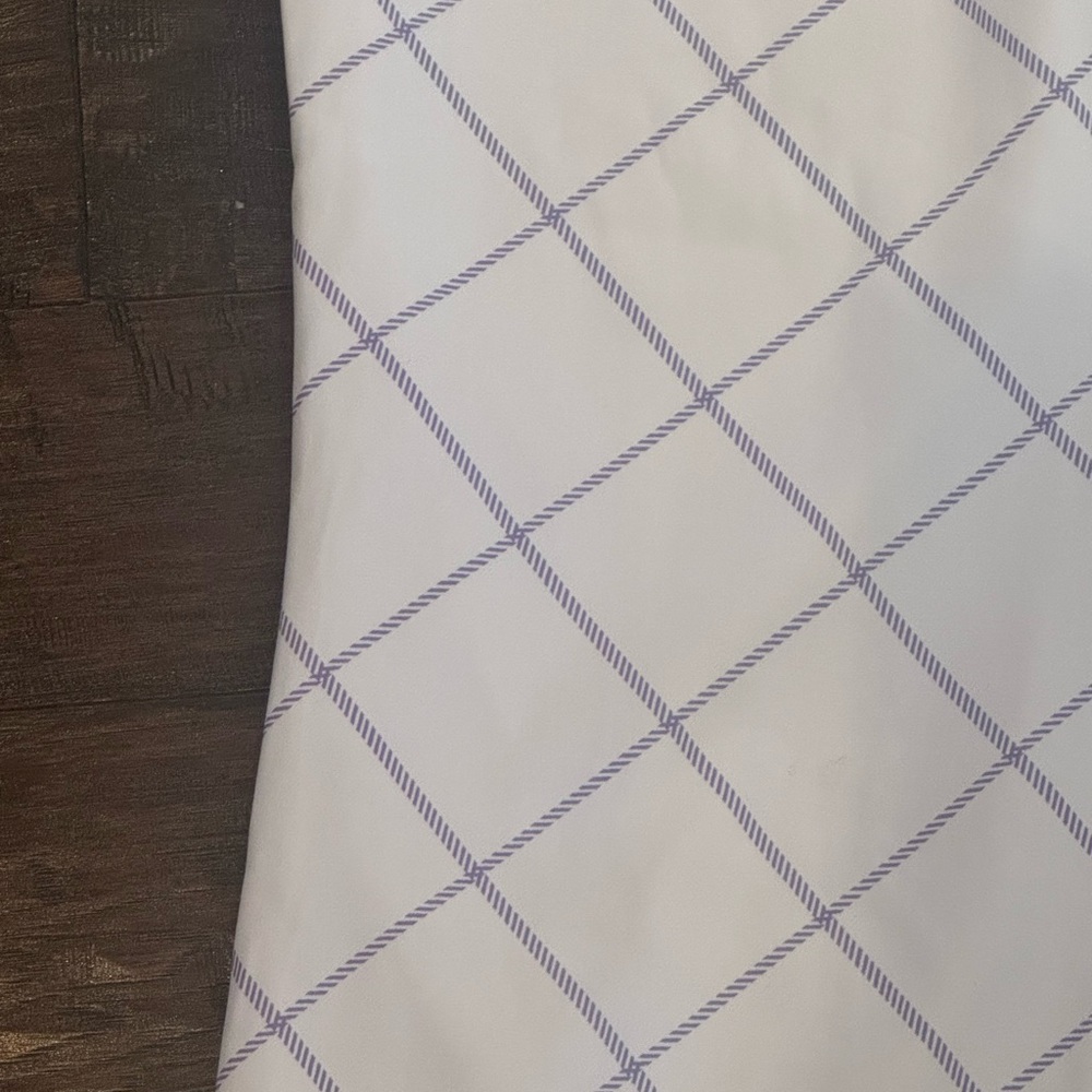 Jessica London White and Purple Plaid Boot Cut Pants - Picture 3 of 4